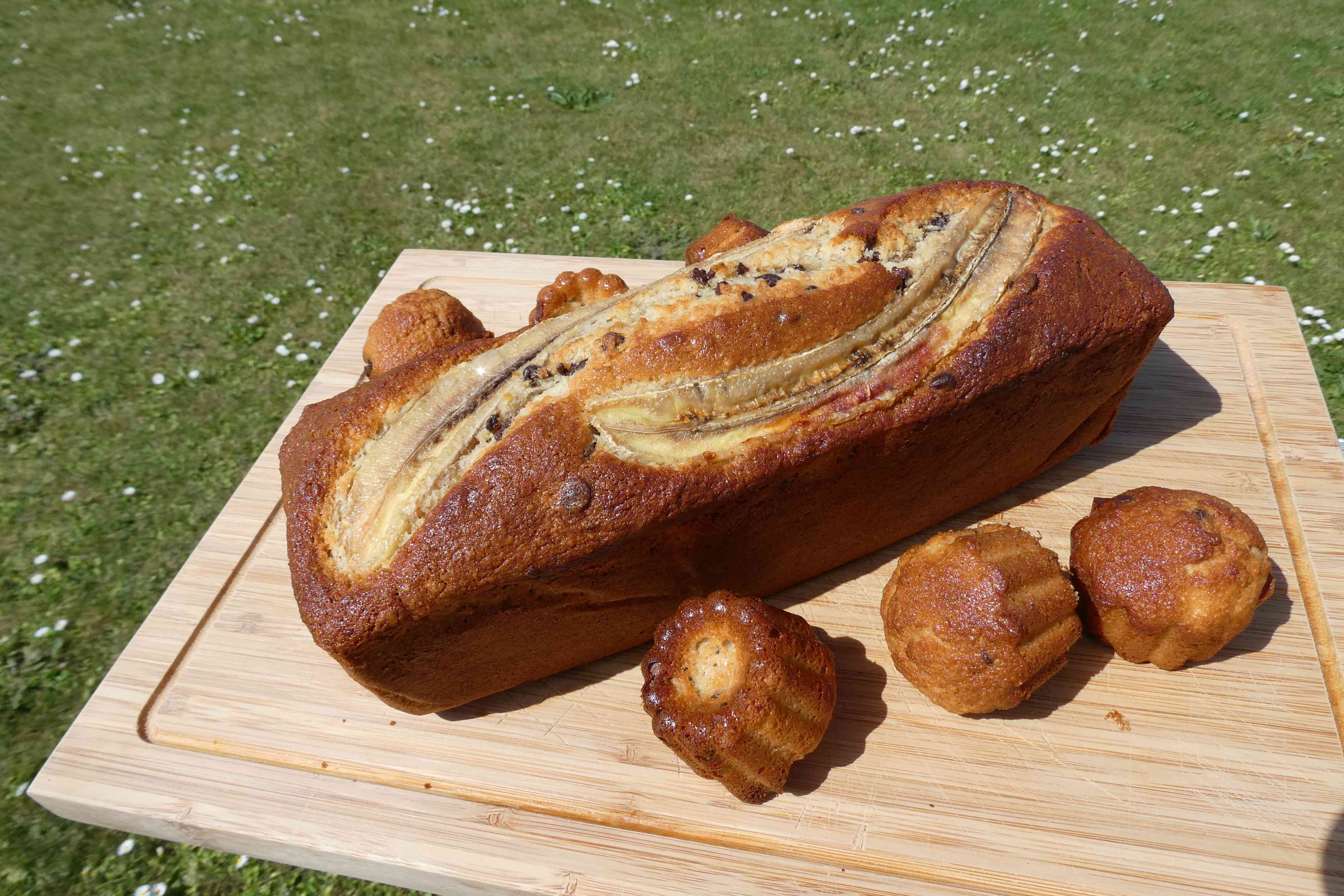 image de Cake banane et chocolat