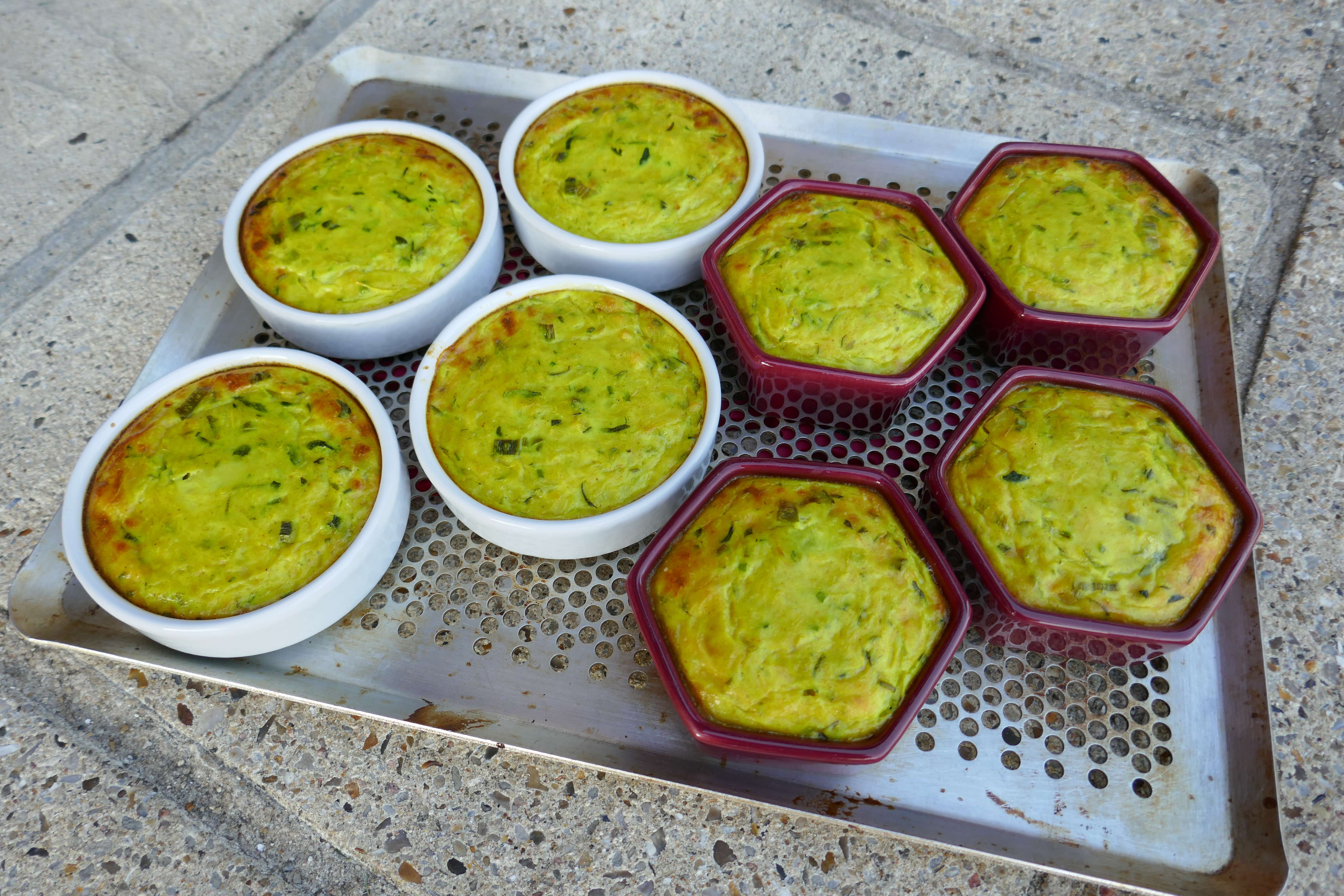 image de Clafoutis de courgettes au curry