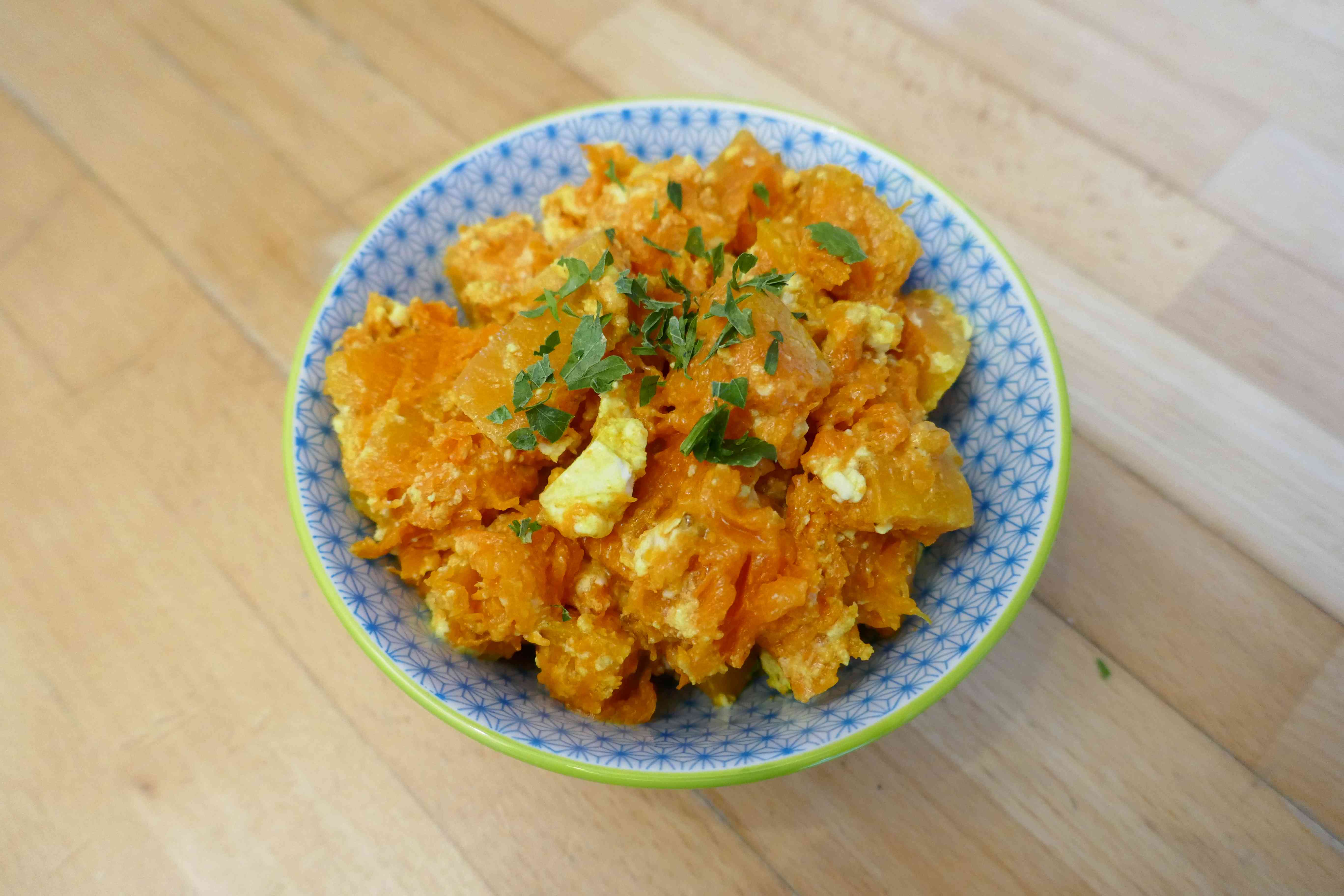 image de Courge et feta roties aux épices