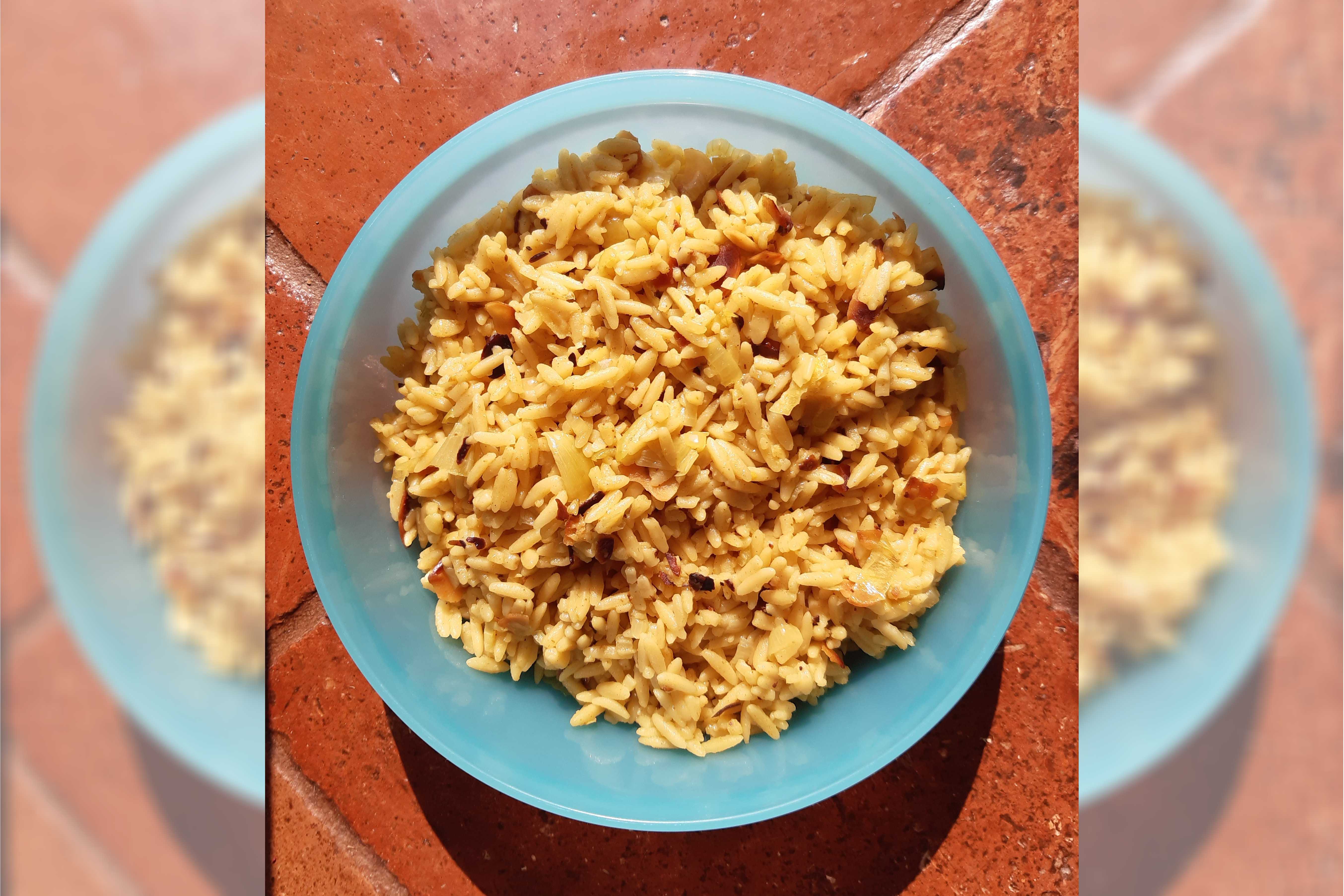 image de Risotto de pâtes aux amandes